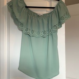 Light green blouse